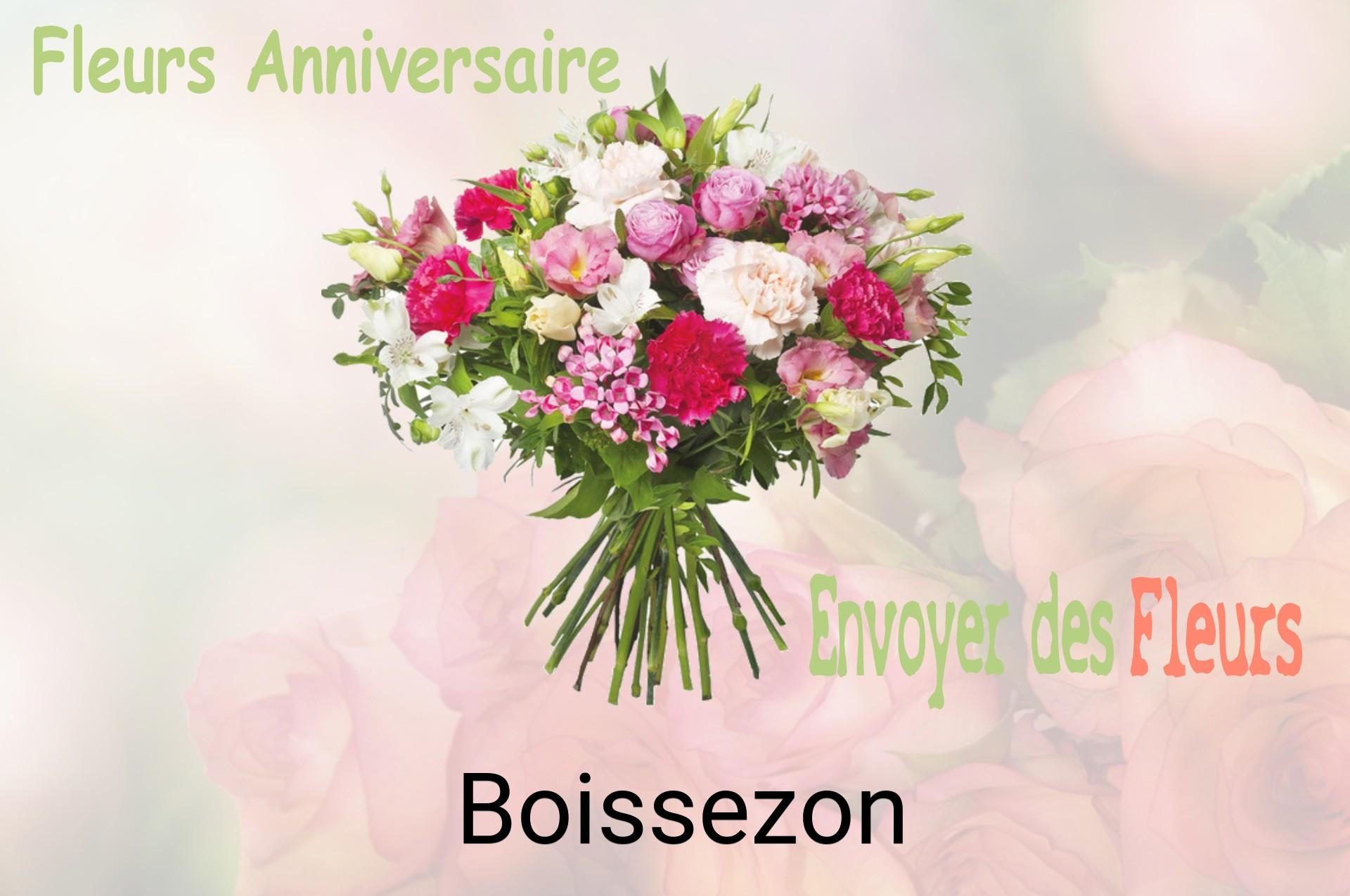 Bouquet de fleurs d’anniversaire livré à Boissezon